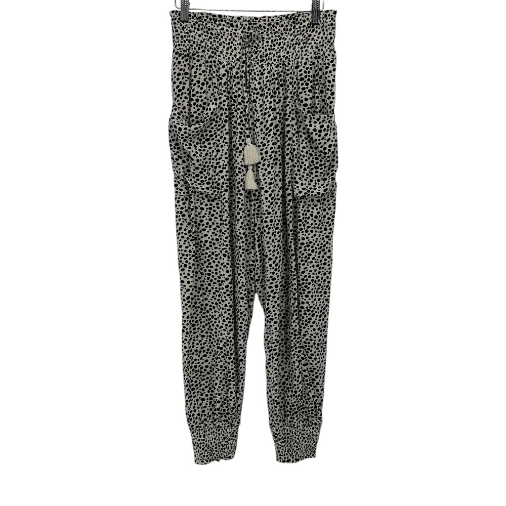 Aerie Smocked Speckled Jogger‎ Pants Women's Small Boho Loungewear Casual